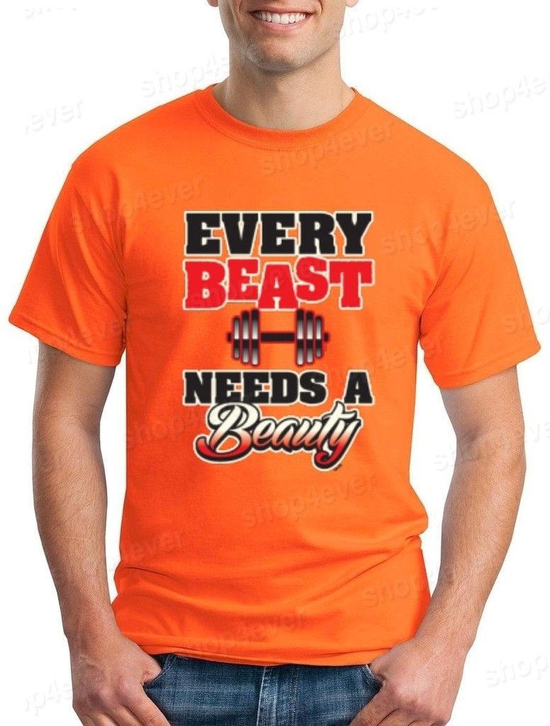 beauty beast workout shirts