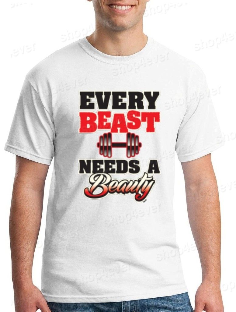 beauty beast workout shirts