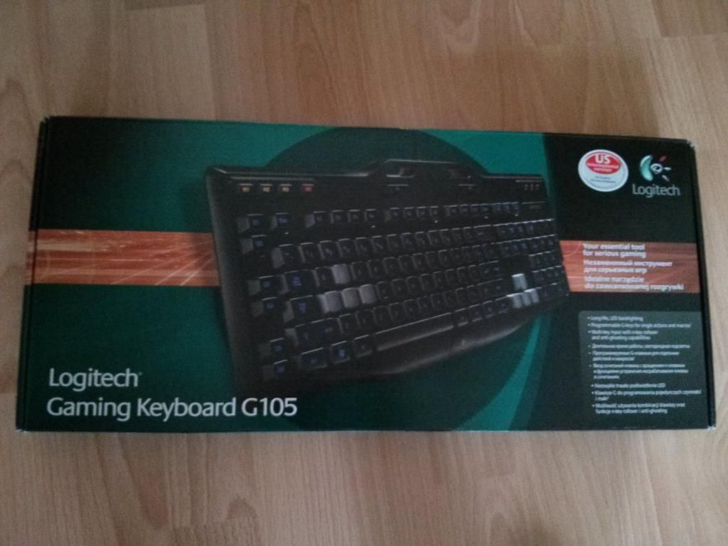Predám hernú klávesnicu Logitech G105