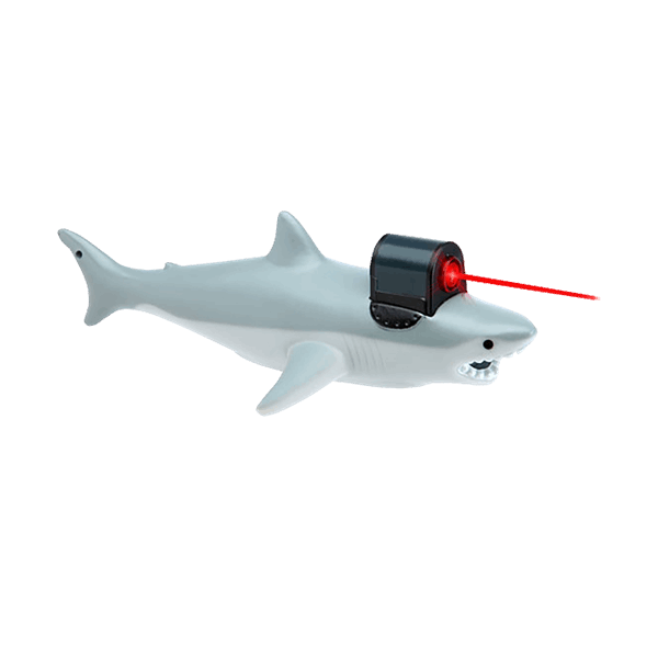 office secret santa zing thinkgeek shark with frickin laser pointer