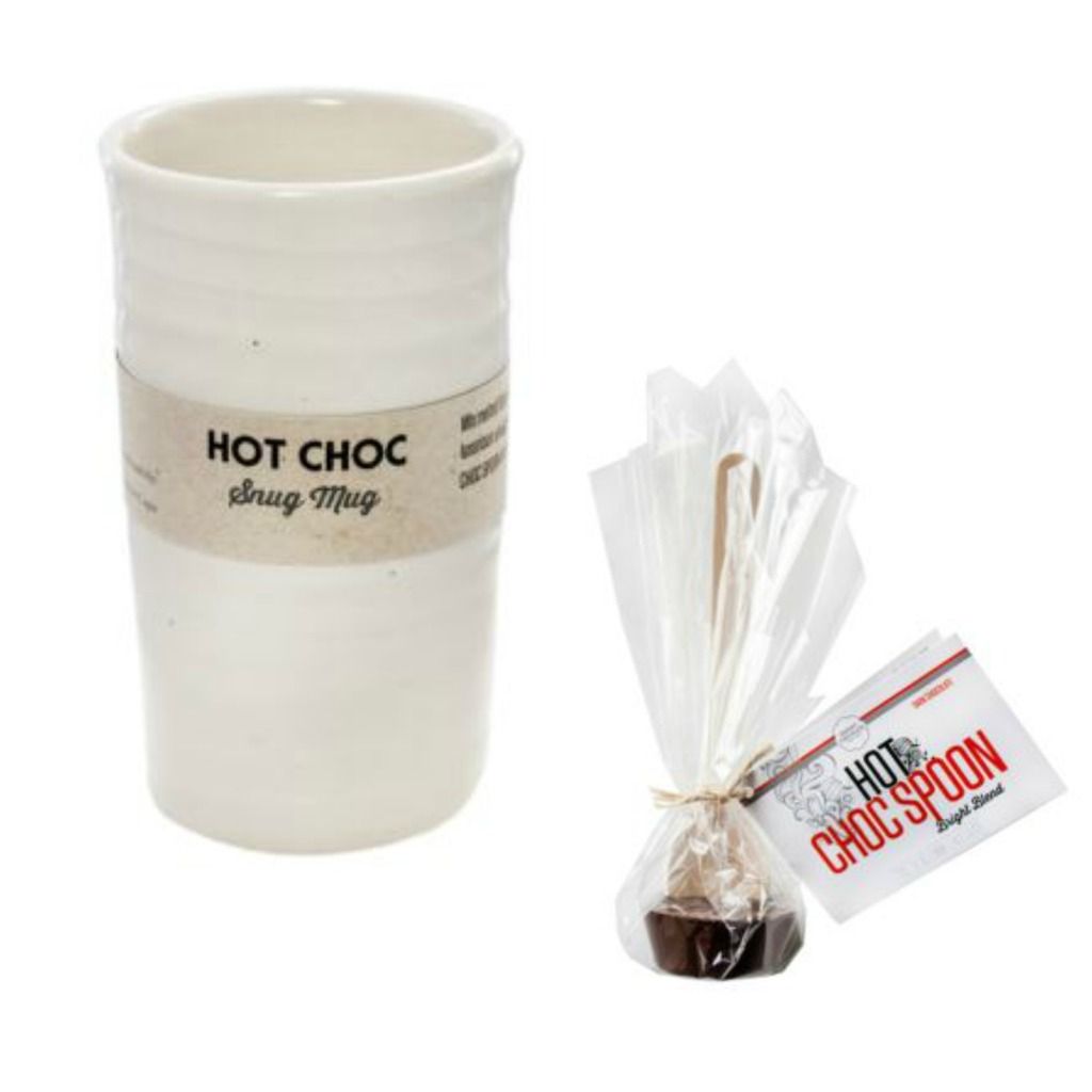 office secret santa hot chocolate hug mug hot chocolate spoon