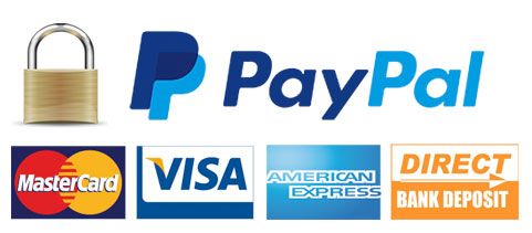 paypal, MasterCard,Visa Card,American Express