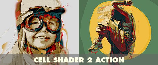 Cell Shader Photoshop Action - 84