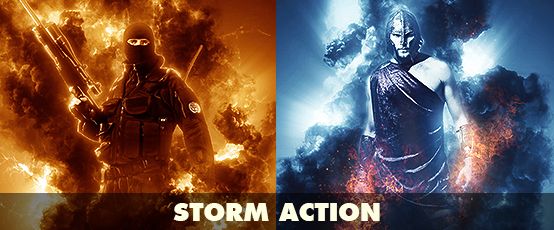 FireStorm Photoshop Action - 75